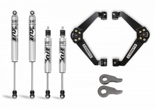 3 Inch Leveling Kit - Cognito 3-Inch Performance Leveling Kit With Fox PS 2.0 IFP Shocks For 01-10 Silverado/Sierra 2500-3500 2WD/4WD