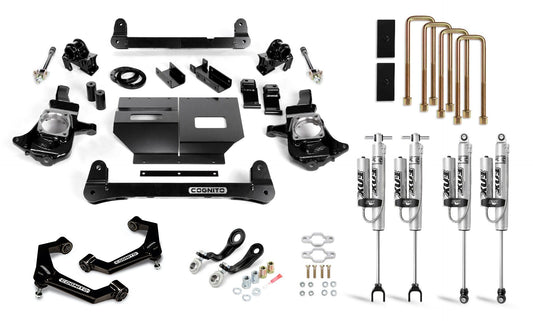 4 Inch Lift Kit - Cognito 4-Inch Performance Lift Kit With Fox PSRR 2.0 Shocks For 11-19 Silverado/Sierra 2500/3500 2WD/4WD