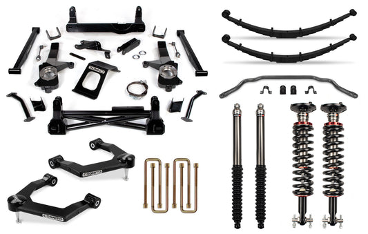 8 Inch Lift Kit - Cognito 8-Inch Performance Lift Kit With Elka 2.0 IFP Shocks For 19-24 Silverado/Sierra 1500 2WD/ 4WD, Including AT4 And Trail Boss