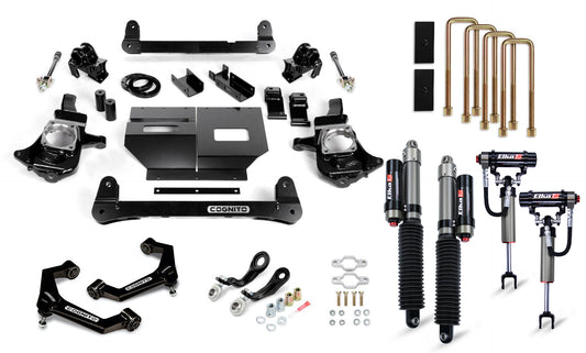 4 Inch Lift Kit - Cognito 4-Inch Elite Lift Kit With Elka 2.5 Reservoir Shocks For 11-19 Silverado/Sierra 2500/3500 2WD/4WD