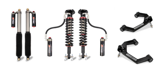 2.5 Inch Leveling Kit - Cognito 2.5-inch Elite Leveling Kit With Elka 2.5 Reservoir Shocks For 21-23 Ford F-150 2WD/4WD