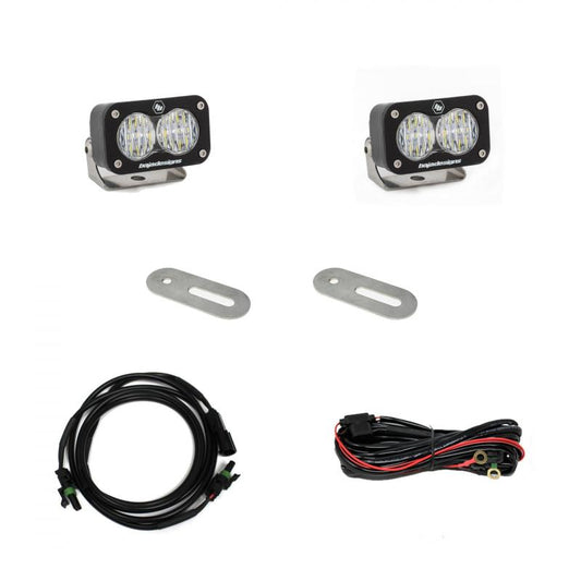 Light Bars & Cubes - Baja Designs 2017+ Ford Super Duty S2 Sport Dual Reverse Kit