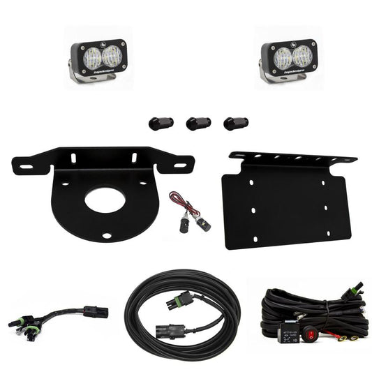 Light Bars & Cubes - Baja Designs 2021+ Ford Bronco Dual S2 Sport W/C Reverse Kit W/Lic Plate