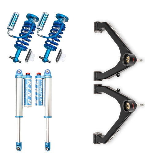 Mid Travel Kit - 07-18 GM 1500 Dirt King Stage 2 Mid Travel Kit With Adjustable King Shocks
