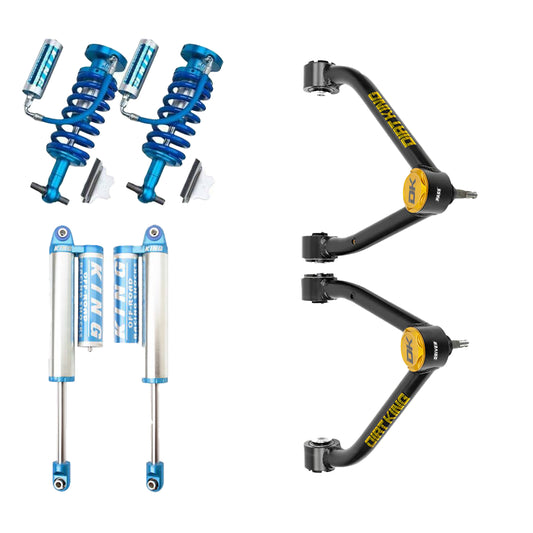 Mid Travel Kit - 07-18 GM 1500 Dirt King Stage 1 Mid Travel Kit With King Shocks