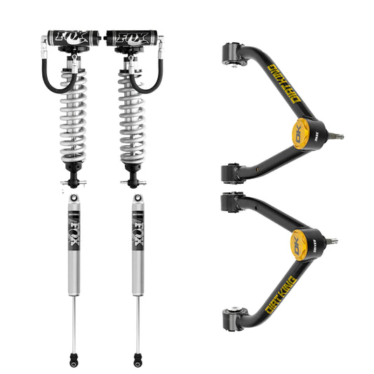 Mid Travel Kit - 07-18 GM 1500 Dirt King Stage 1 Mid Travel Kit With Fox Shocks