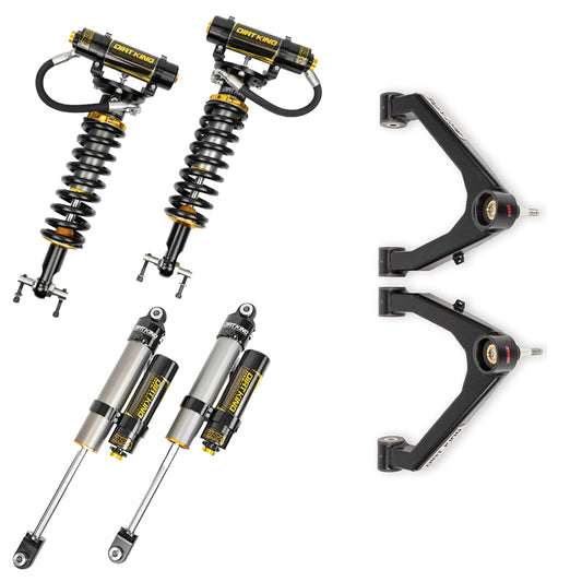 Mid Travel Kit - 07-18 GM 1500 Dirt King Stage 2 Mid Travel Kit With Dirt King 2.5 DCA Shocks