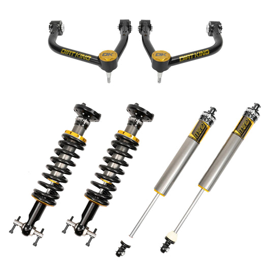 Mid Travel Kit - 19-25 GM 1500 Dirt King Stage 1 Mid Travel Kit With Dirt King 2.0 IFP Shocks