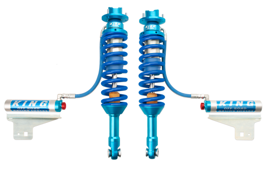 Coilovers - King Shocks 10-14 Ford F150 Raptor 4WD Front 3.0 Dia Remote Reservoir Coilover W/Adjuster (Pair)