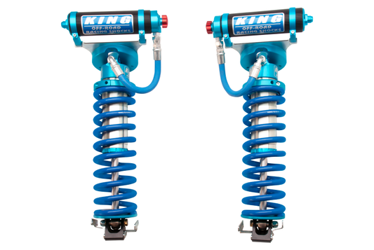 Coilovers - King Shocks 2005+ Ford F-250 4WD Front 3.0 Dia Remote Res Coilover Conv W/Adjuster (Pair)